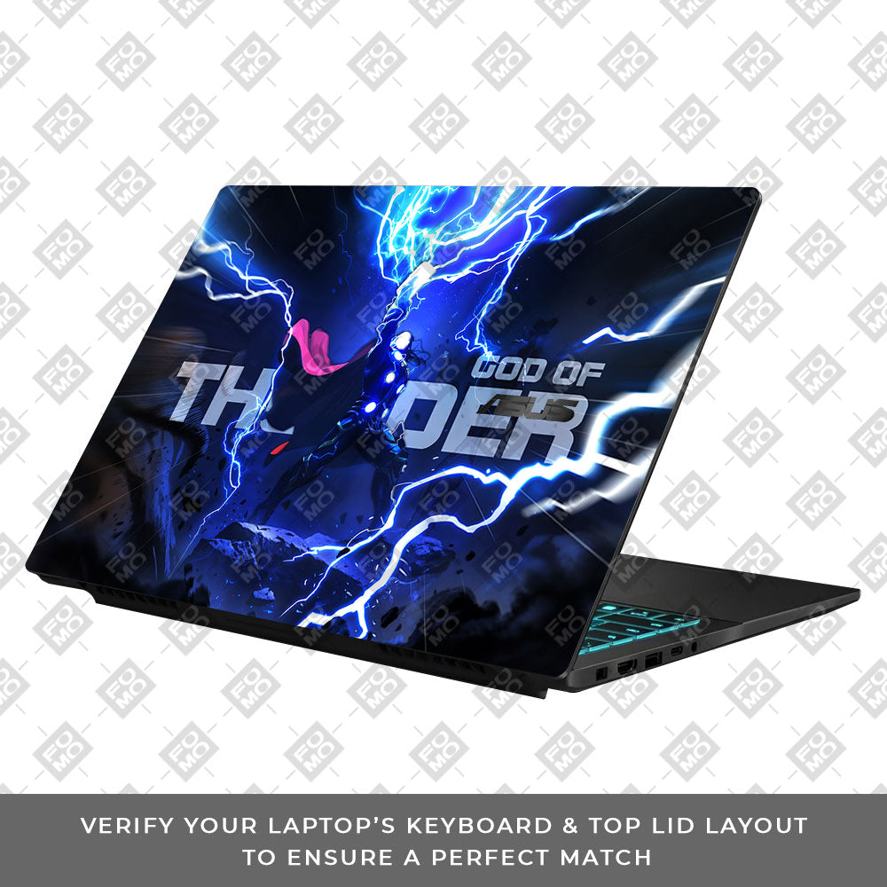 Thor God of Thunder Asus Gaming V16 V3607 Laptop Skin