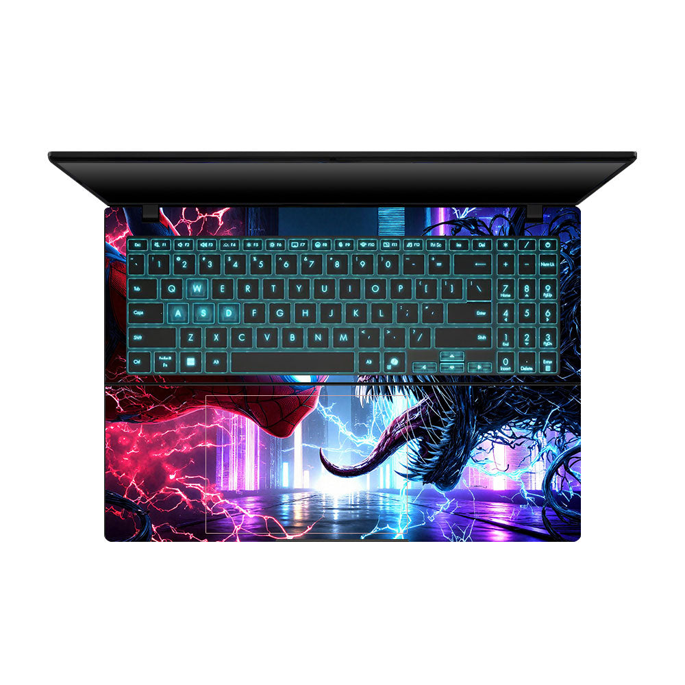 Spiderman vs Venom Showdown Asus Gaming V16 V3607 Laptop Skin