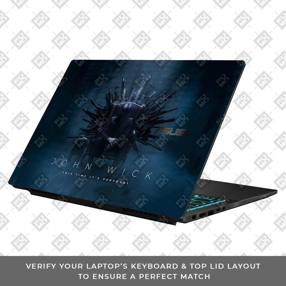Suited Assassin Noir Asus Gaming V16 V3607 Laptop Skin