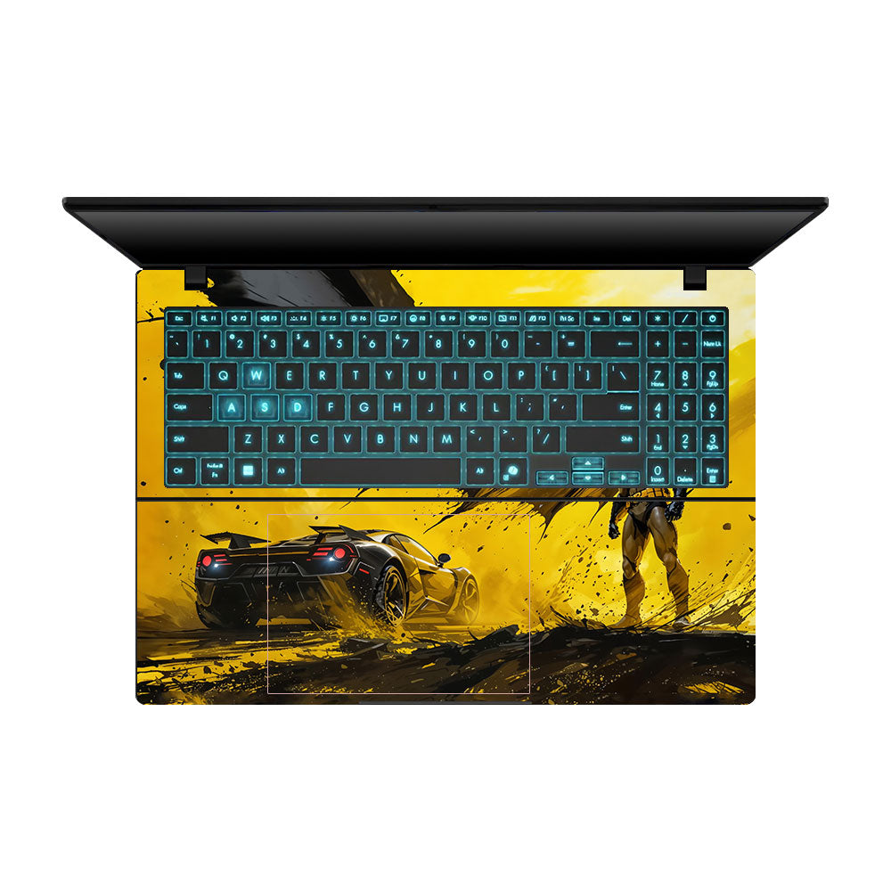 Dark Hero Velocity Asus Gaming V16 V3607 Laptop Skin