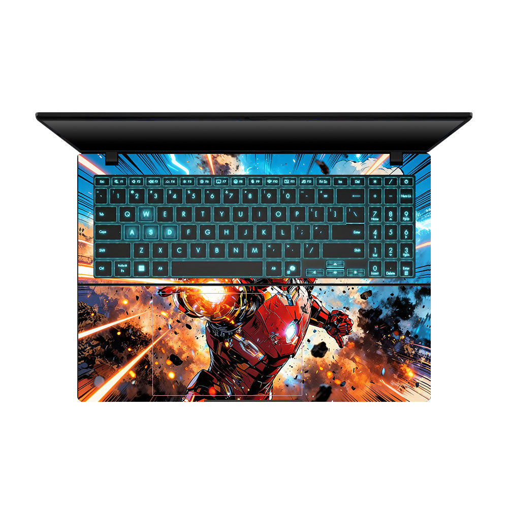 Iron Impact The Arc Reactor Asus Gaming V16 V3607 Laptop Skin