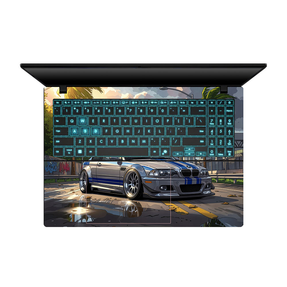 Street Icon BMW E46 Drift Legend Asus Gaming V16 V3607 Laptop Skin