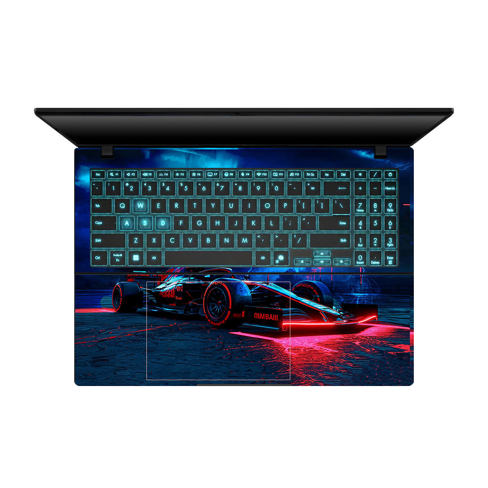Fututristic Formula 1 Asus Gaming V16 V3607 Laptop Skin