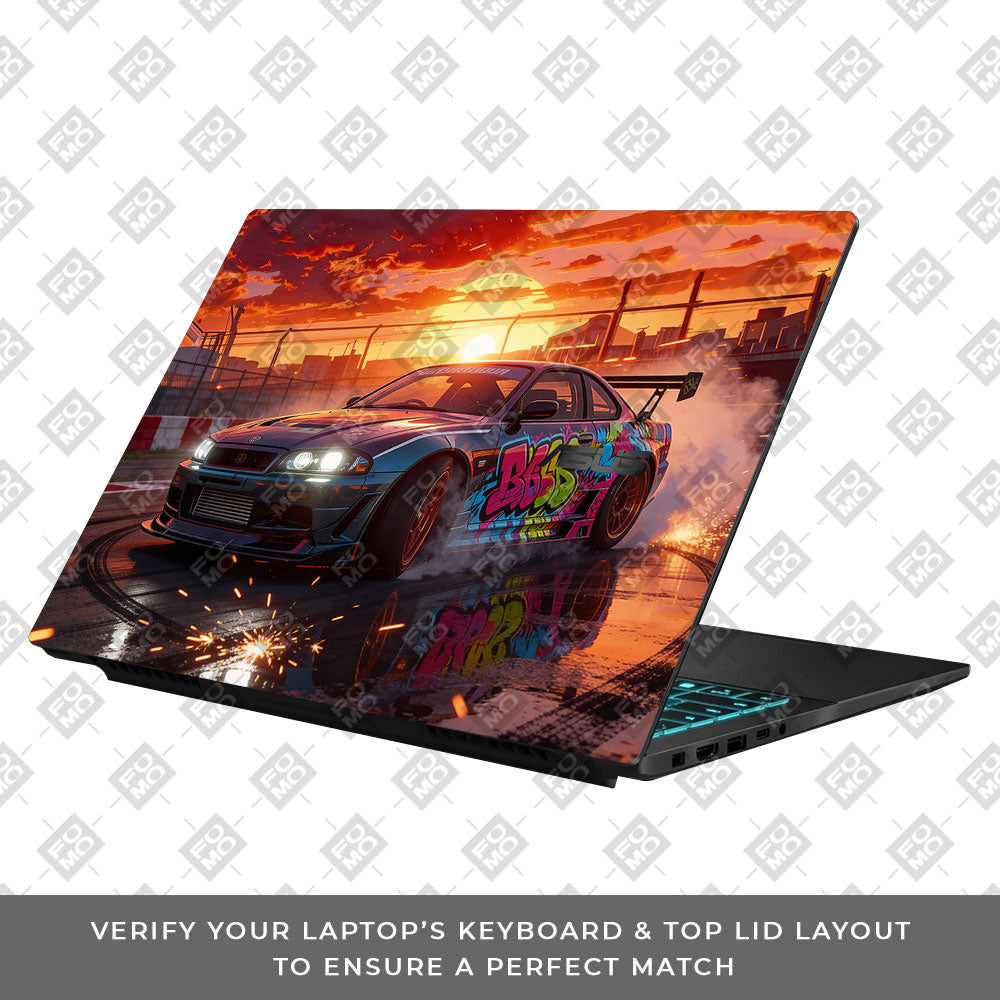 Tokyo Drift Vibes Asus Gaming V16 V3607 Laptop Skin