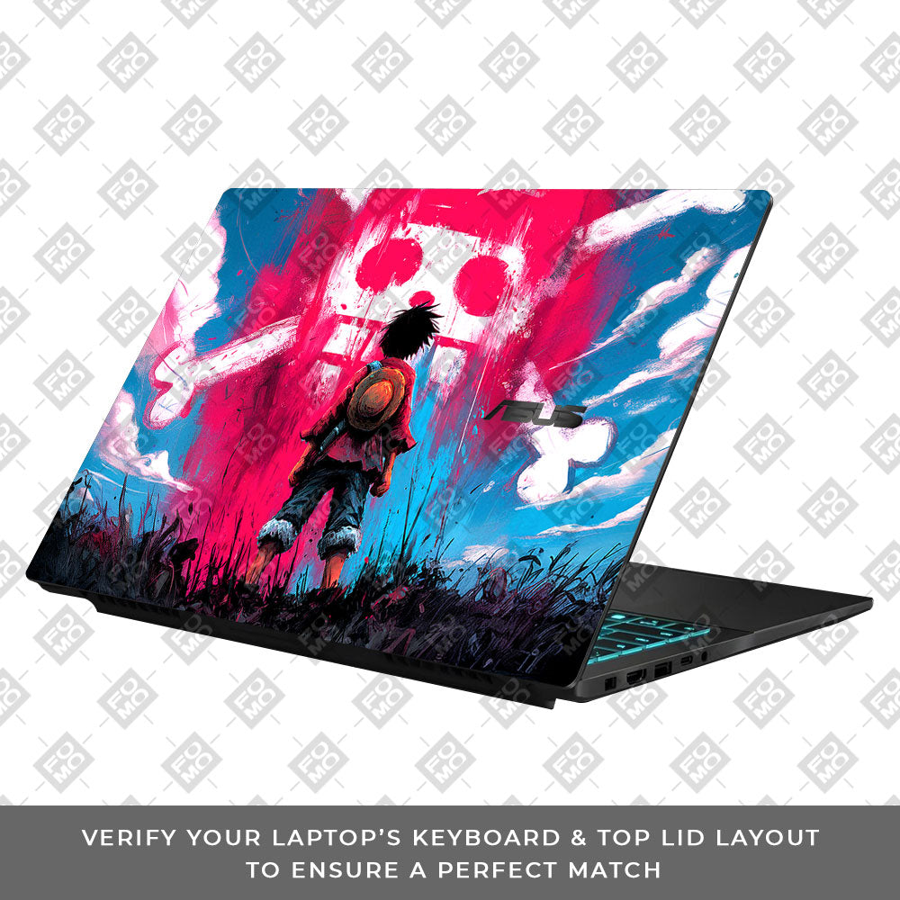 Straw Hat Graffiti One Piece Asus Gaming V16 V3607 Laptop Skin