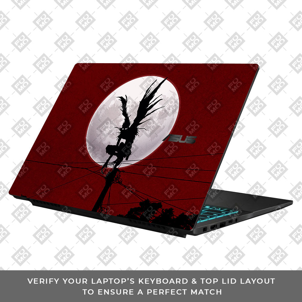 Dark Anime Reaper Asus Gaming V16 V3607 Laptop Skin