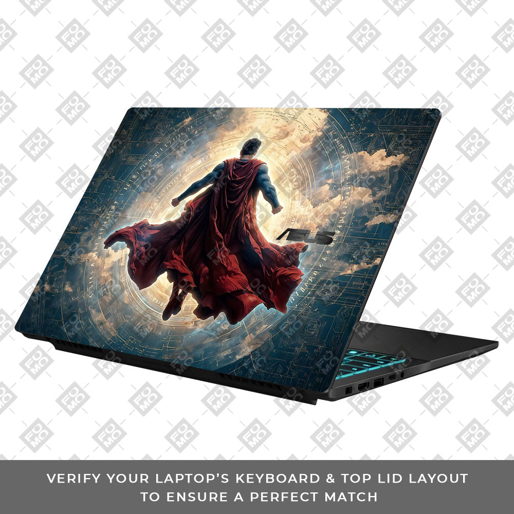 Superman Ascends Asus Gaming V16 V3607 Laptop Skin