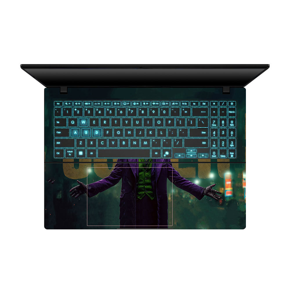 The Joker Chaos Asus Gaming V16 V3607 Laptop Skin