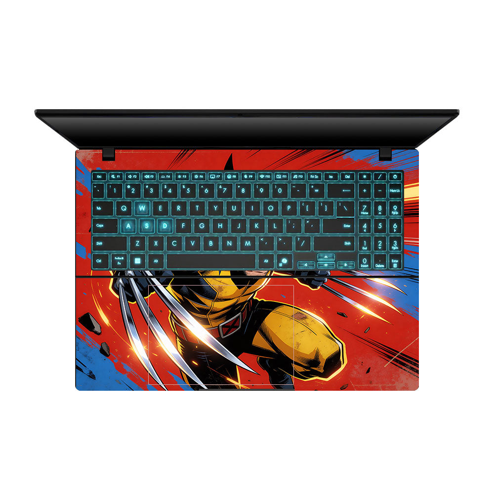 Claw Comic Hero Asus Gaming V16 V3607 Laptop Skin