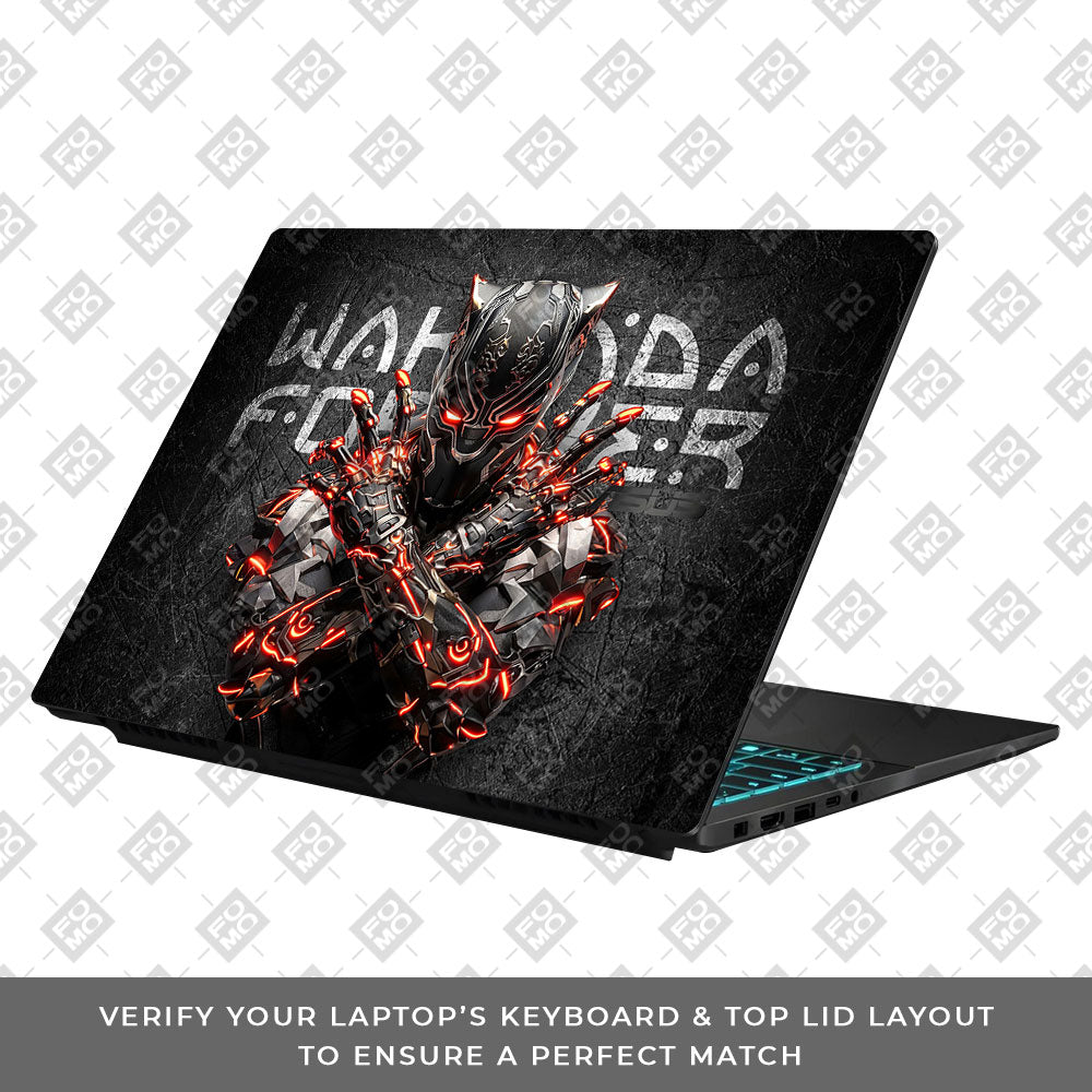 Glowing Feline Hero Asus Gaming V16 V3607 Laptop Skin
