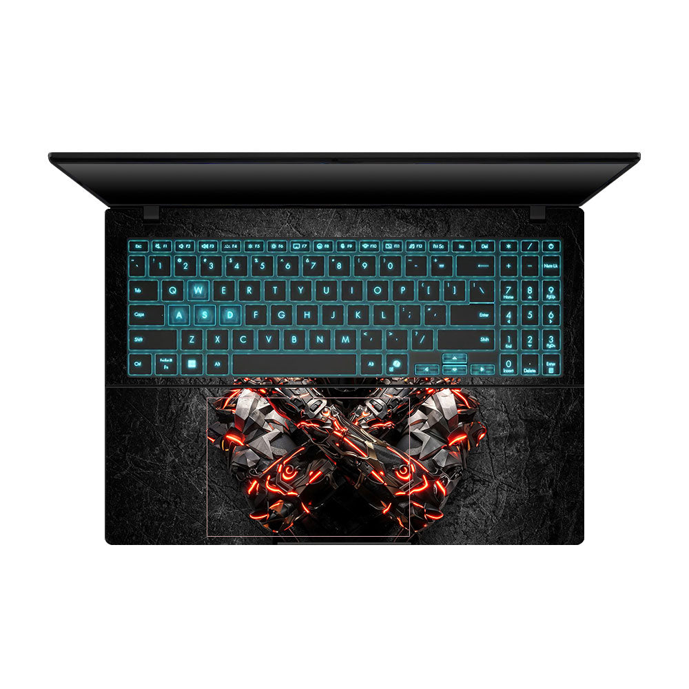 Glowing Feline Hero Asus Gaming V16 V3607 Laptop Skin