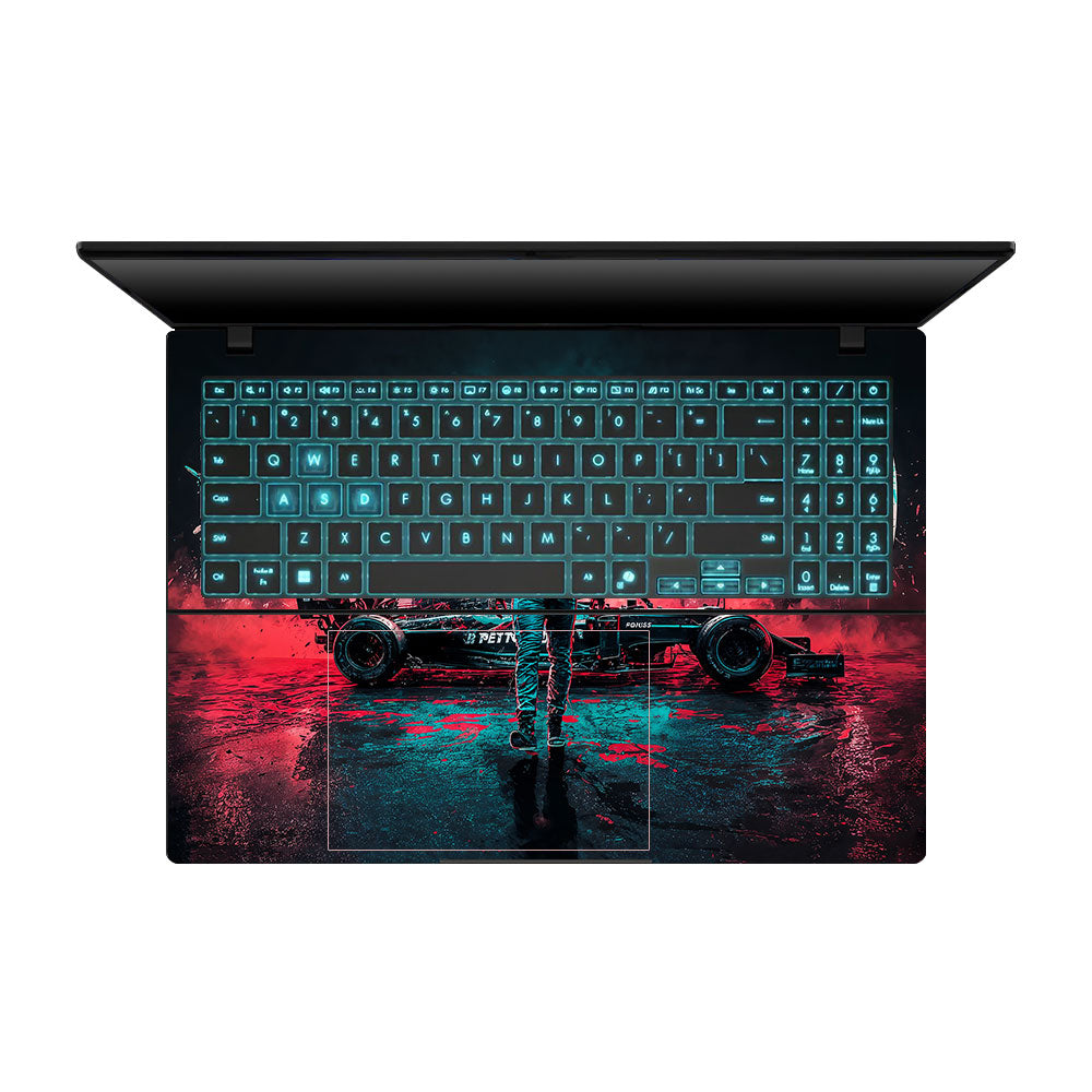 Grand Prix Racer Asus Gaming V16 V3607 Laptop Skin