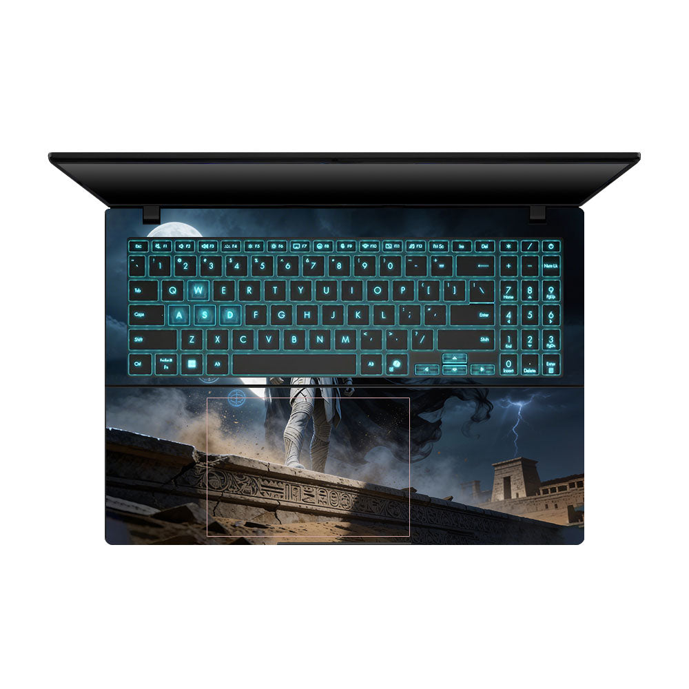White Moon Vigilante Asus Gaming V16 V3607 Laptop Skin