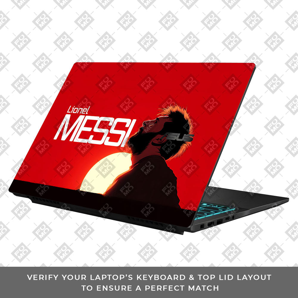 Messi Sunset Icon Asus Gaming V16 V3607 Laptop Skin