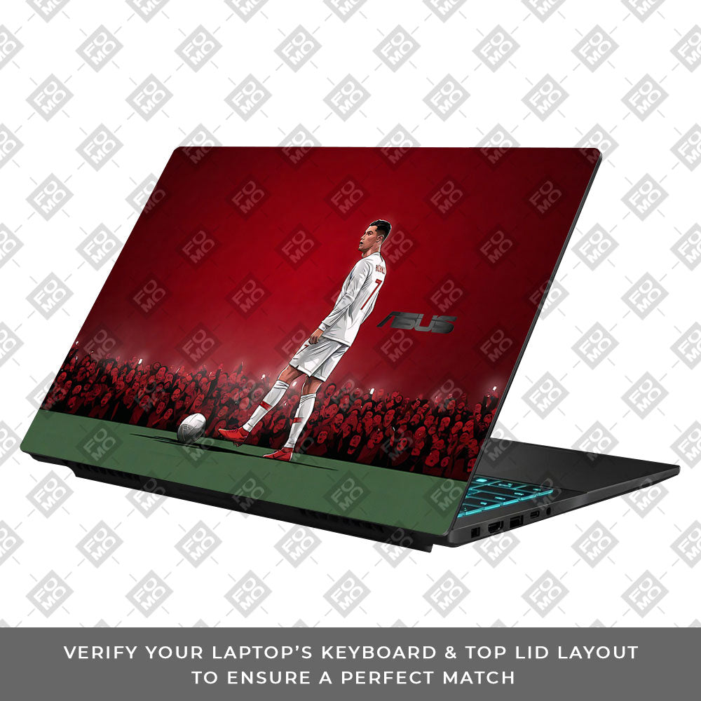 Ronaldo Cold Mode Asus Gaming V16 V3607 Laptop Skin