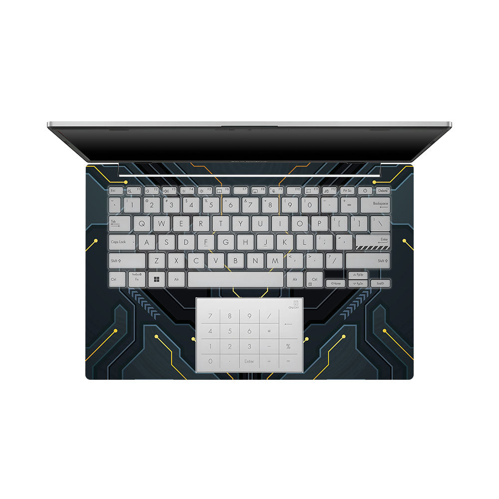 Futuristic Techno Asus Vivobook Go 14 E1404 Laptop Skin