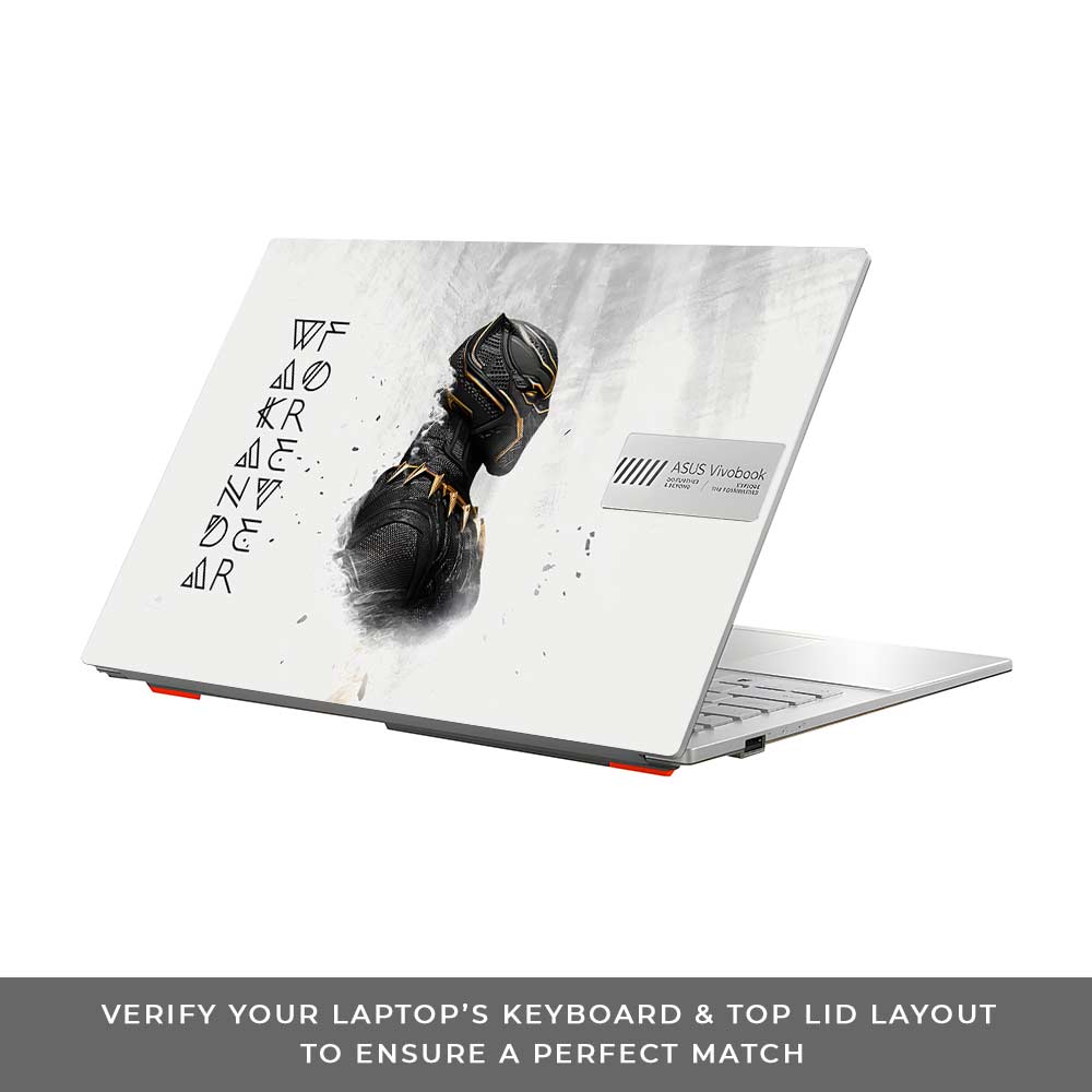 Wakanda Forever Black Panther Comic Asus Vivobook Go 14 E1404 Laptop Skin