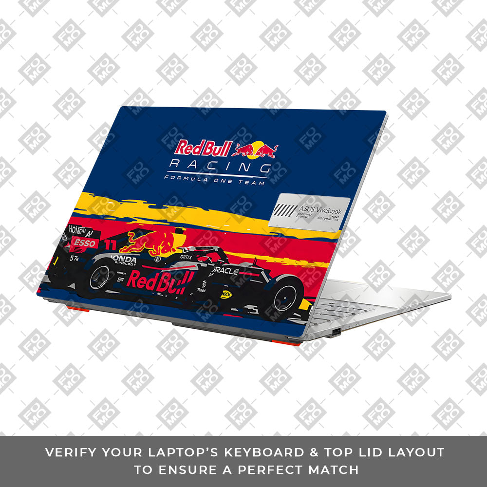 Red Bull Racing Formula One Team Asus Vivobook Go 14 E1404 Laptop Skin