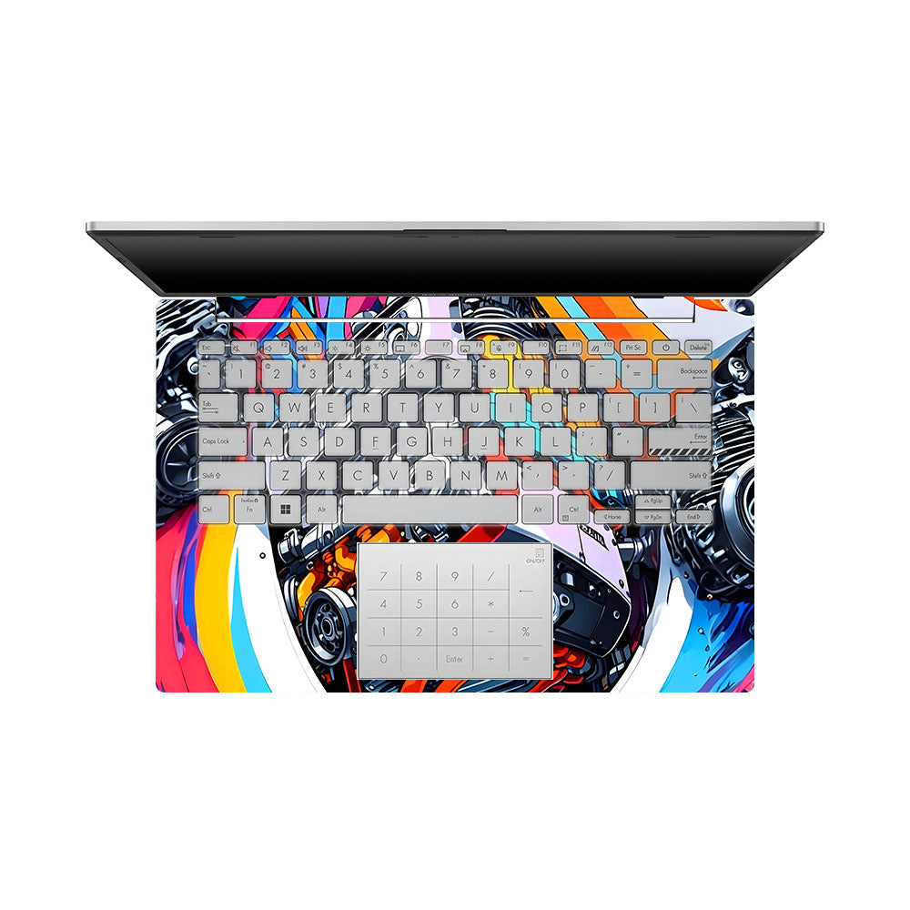 Power in Motion Asus Vivobook Go 14 E1404 Laptop Skin