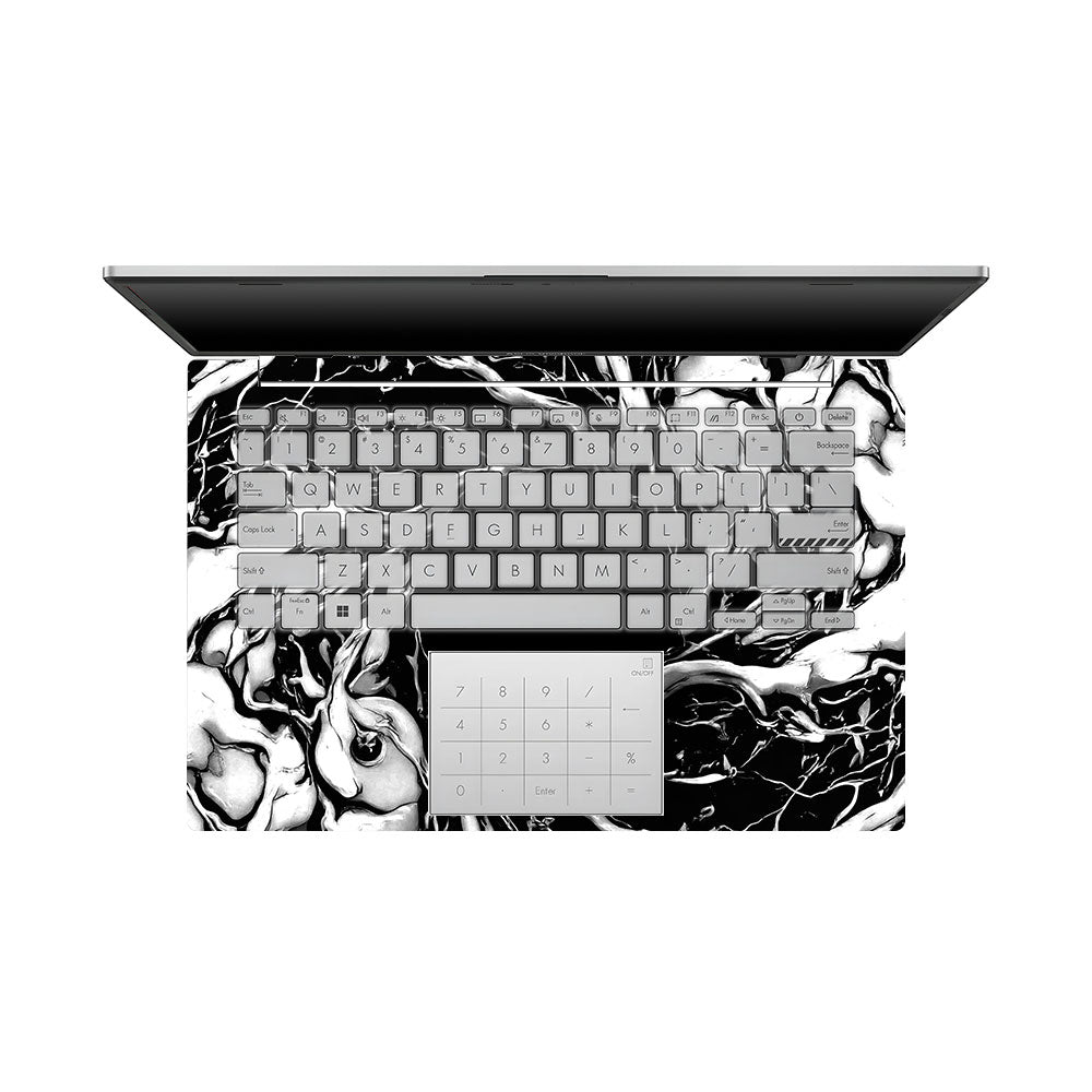 Spiderman Web Black Asus Vivobook Go 14 E1404 Laptop Skin