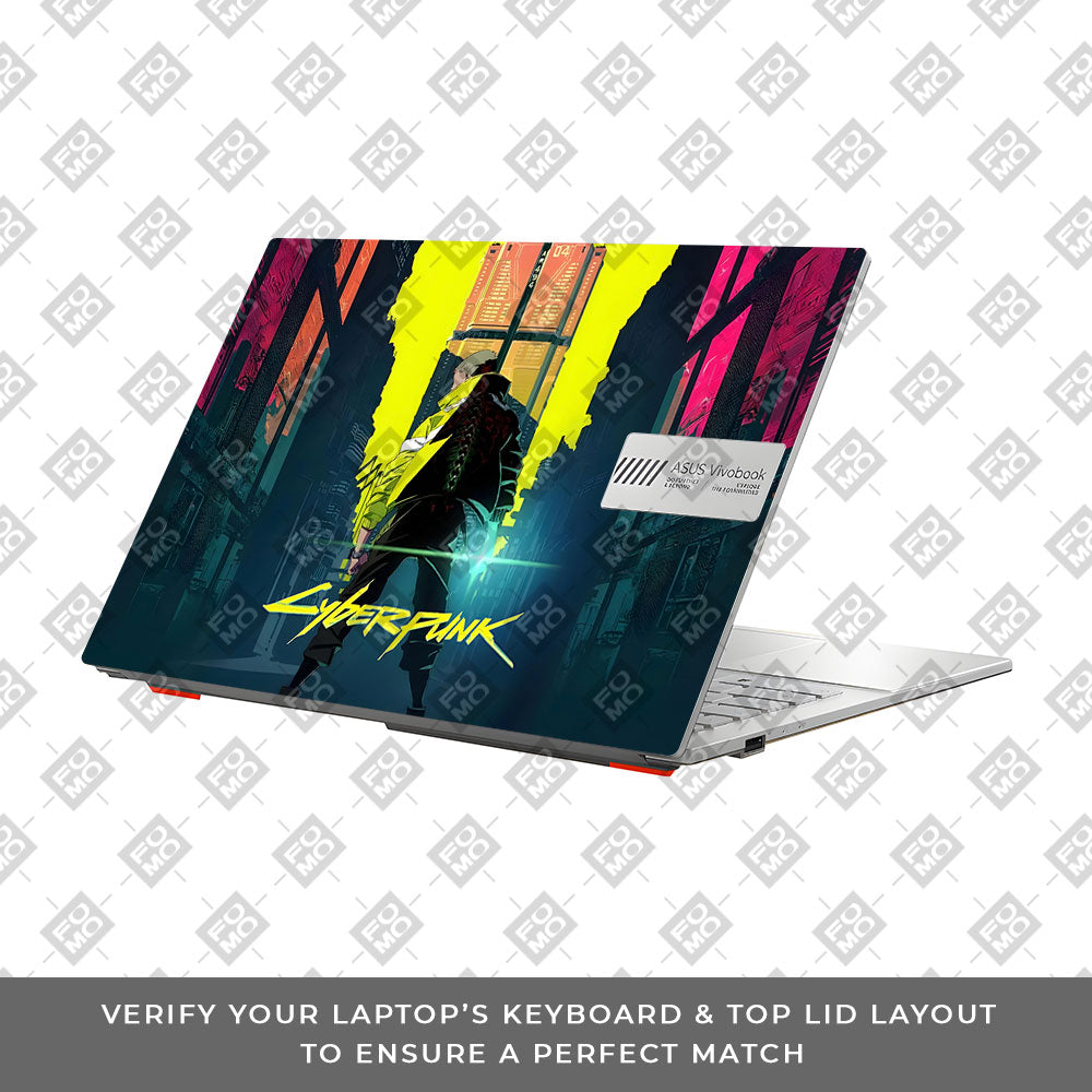 Cyberpunk Uprising Asus Vivobook Go 14 E1404 Laptop Skin