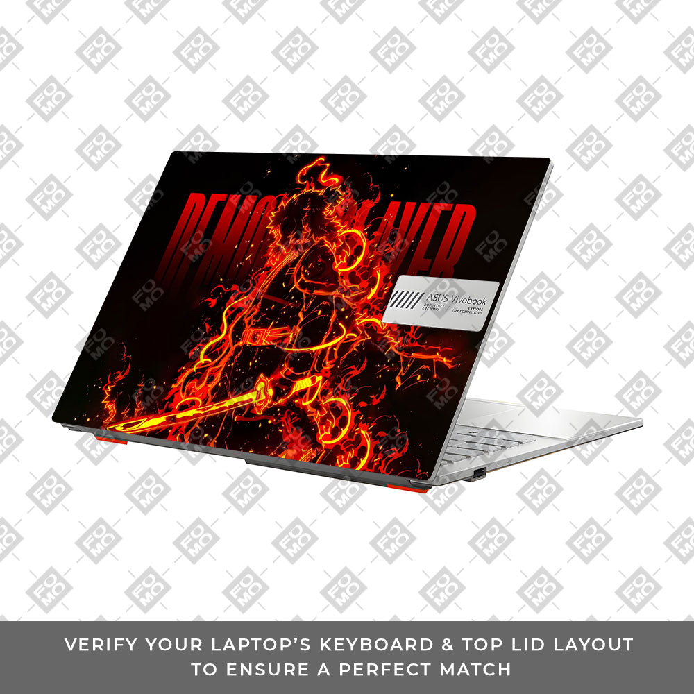 Rengoku Blazing Inferno Asus Vivobook Go 14 E1404 Laptop Skin