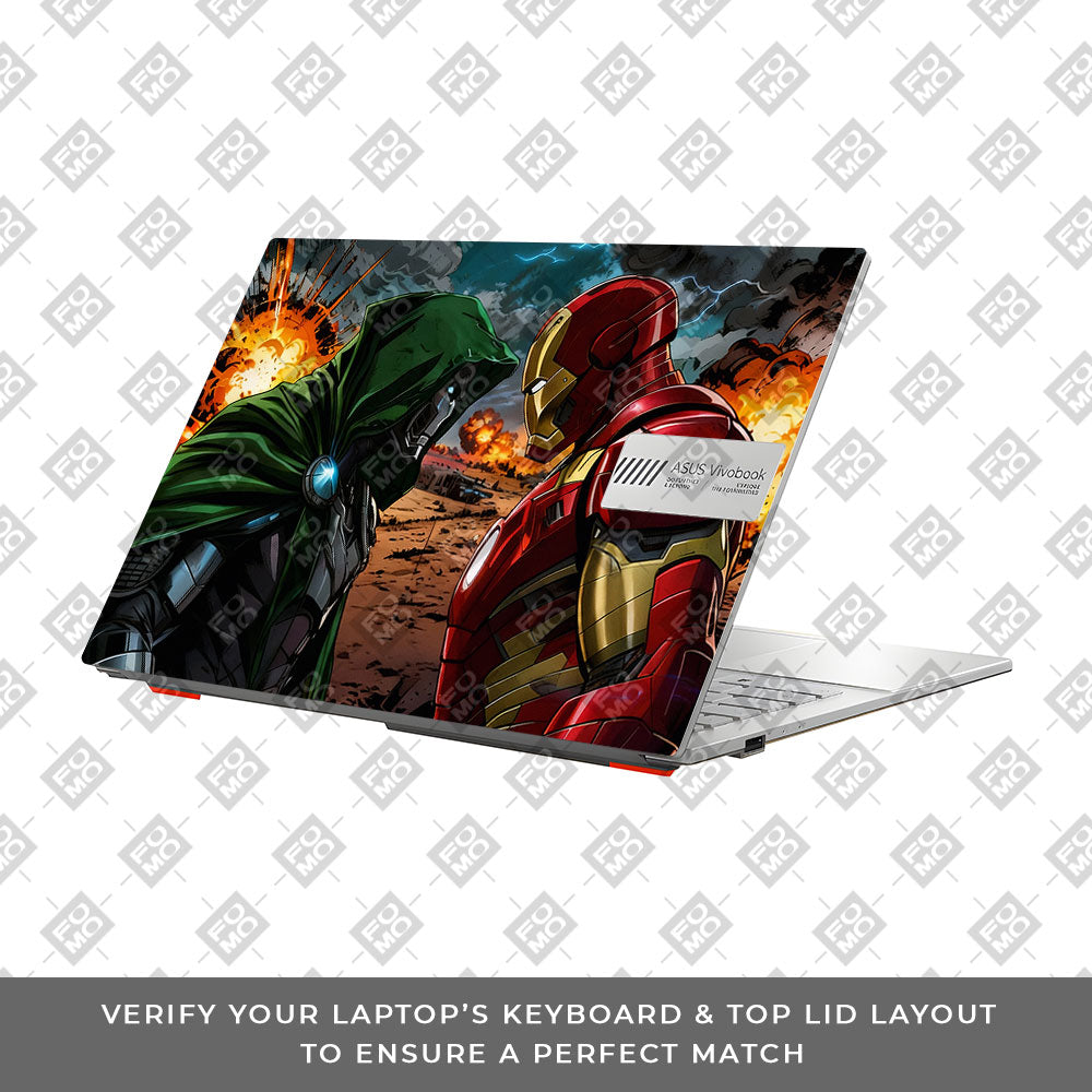 Iron Man vs Doom Asus Vivobook Go 14 E1404 Laptop Skin