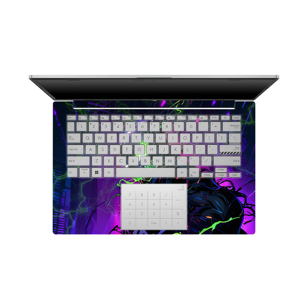 Venom Chaos Surge Asus Vivobook Go 14 E1404 3D Laptop Skin