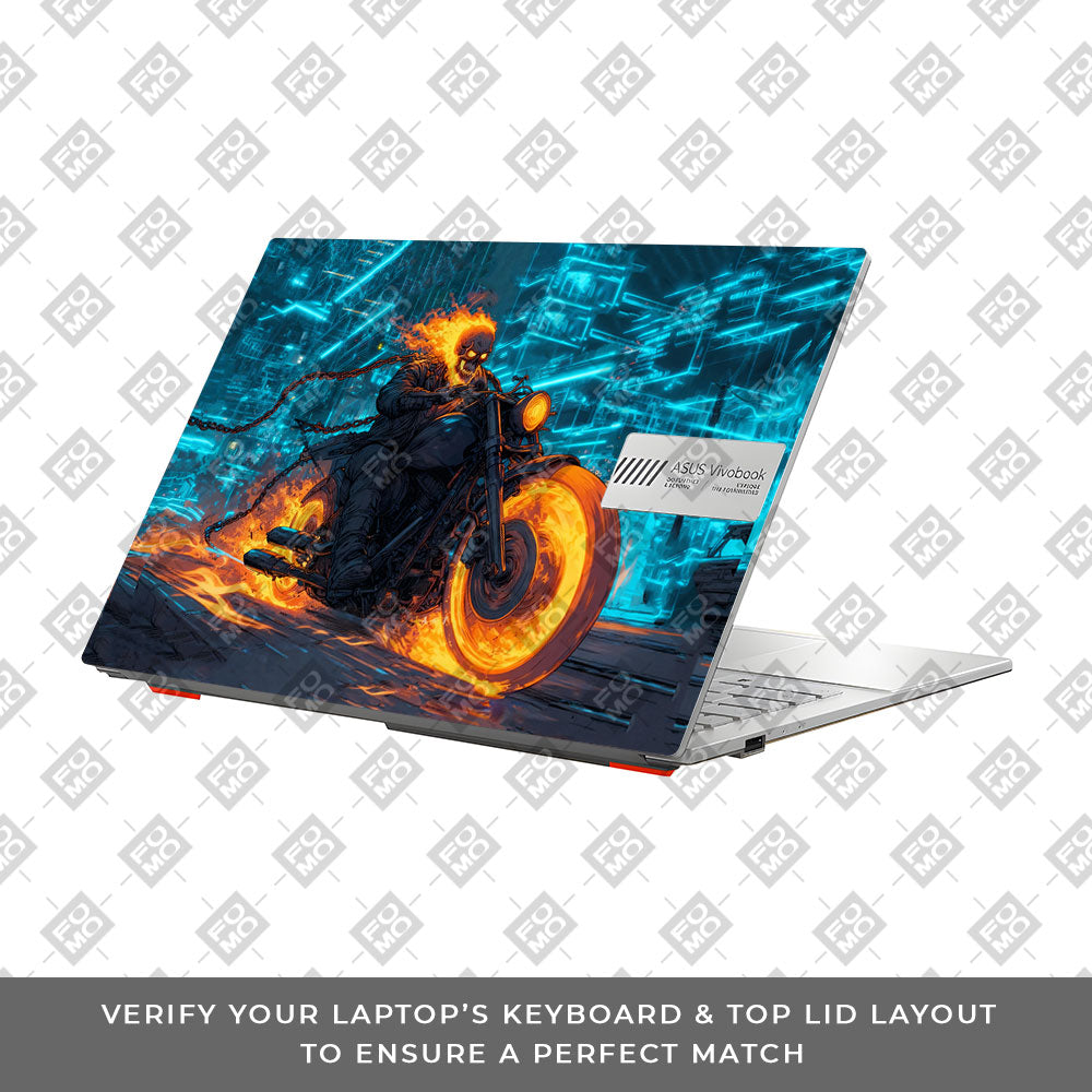 Hellfire Rider Asus Vivobook Go 14 E1404 Laptop Skin