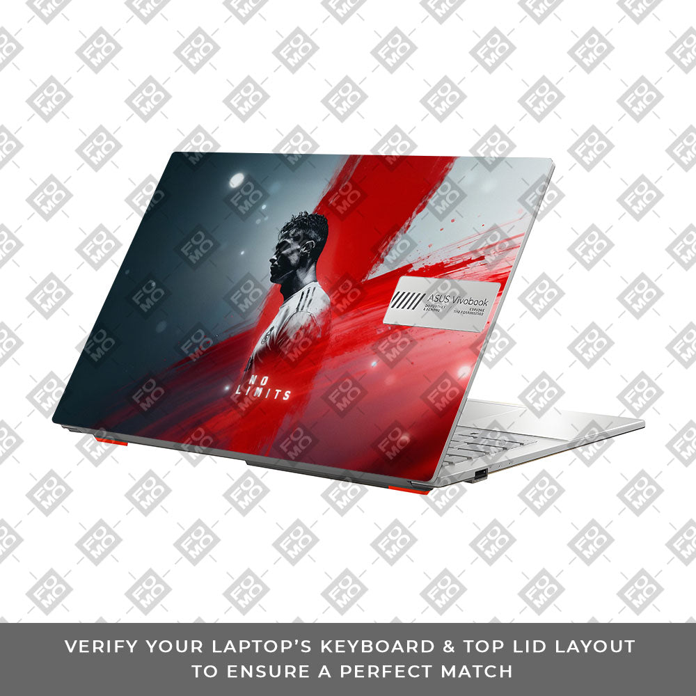 No Limits Ronaldo Spirit Asus Vivobook Go 14 E1404 Laptop Skin
