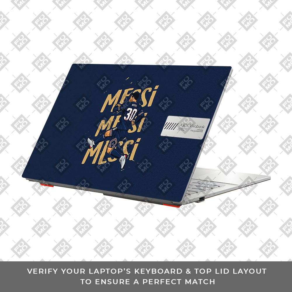 Messi Motion Masterpiece Asus Vivobook Go 14 E1404 Laptop Skin