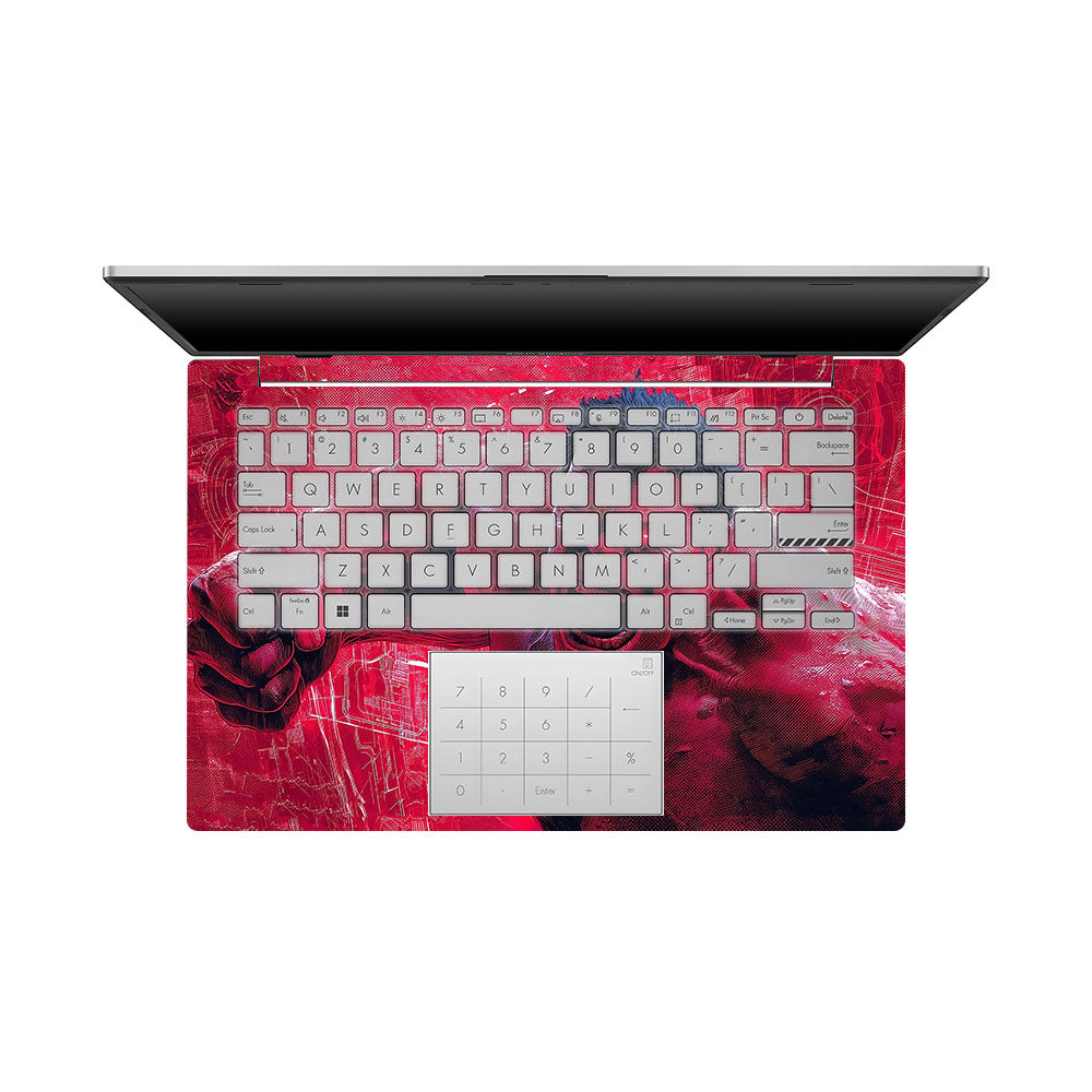 Gamma Rage Red Hulk Asus Vivobook Go 14 E1404 Laptop Skin