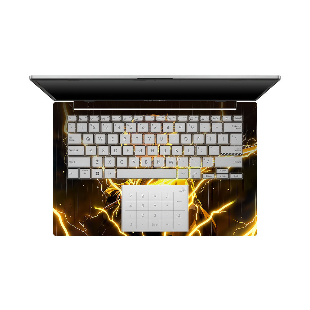 Thunder Soul Lightning Zenitsu Asus Vivobook Go 14 E1404 3D Laptop Skin