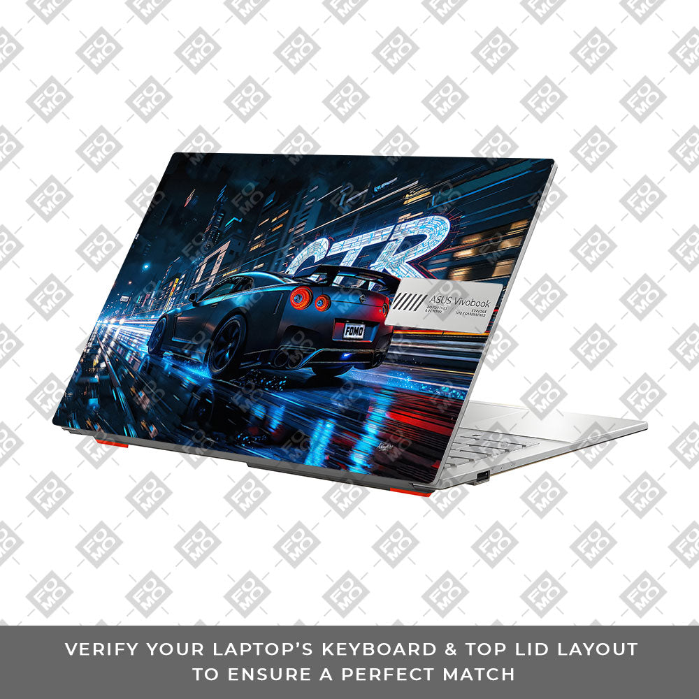 Neon GTR Nights Asus Vivobook Go 14 E1404 Laptop Skin