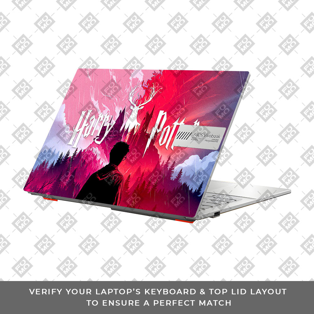 Harry Potter Magical Hogwarts Asus Vivobook Go 14 E1404 Laptop Skin