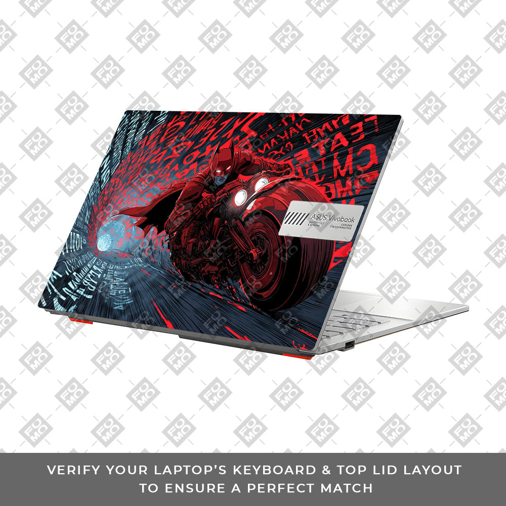 Dark Knight Overdrive Asus Vivobook Go 14 E1404 3D Laptop Skin