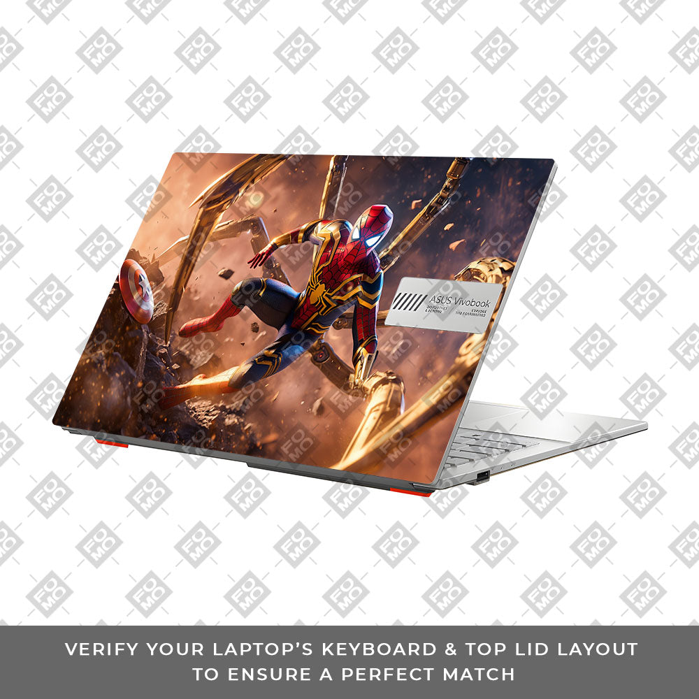 Spider Man Mech Arms Asus Vivobook Go 14 E1404 Laptop Skin