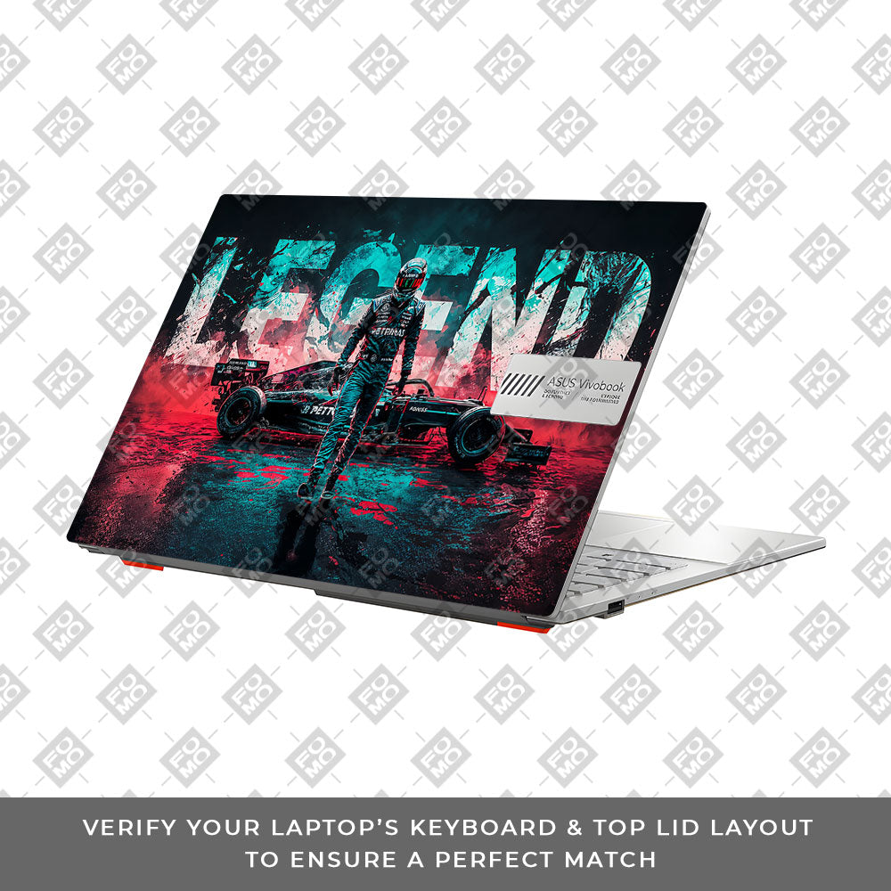 F1 Legend Racer Asus Vivobook Go 14 E1404 Laptop Skin