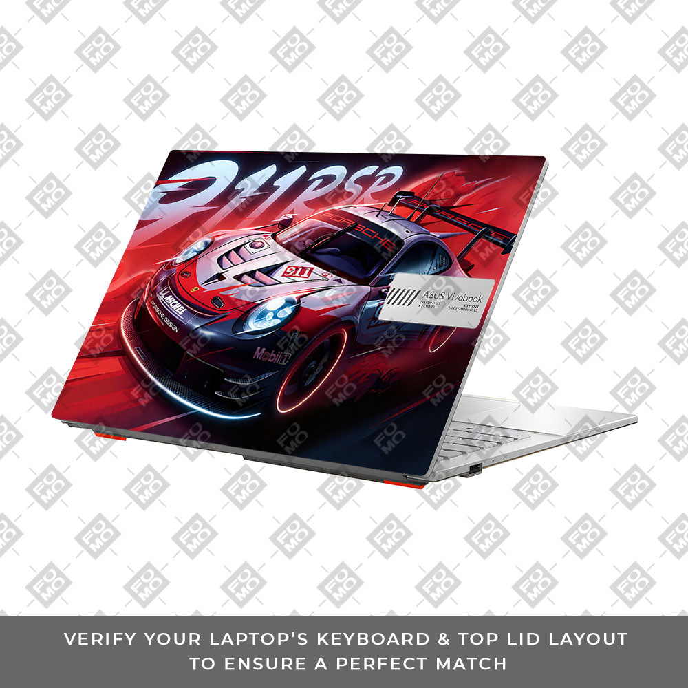 Porsche 911 RSR Asus Vivobook Go 14 E1404 Laptop Skin