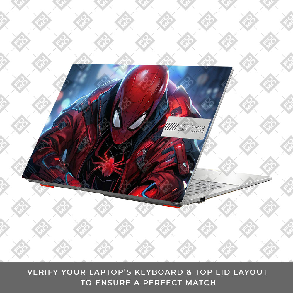 SpiderMan High Tech Hero Asus Vivobook Go 14 E1404 3D Laptop Skin