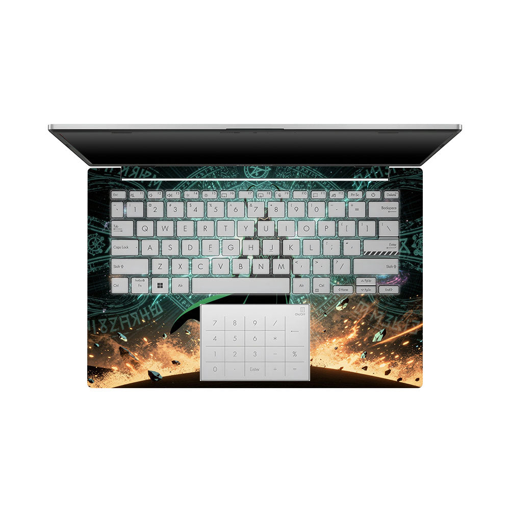 Loki God of Mischief Neon Asus Vivobook Go 14 E1404 Laptop Skin