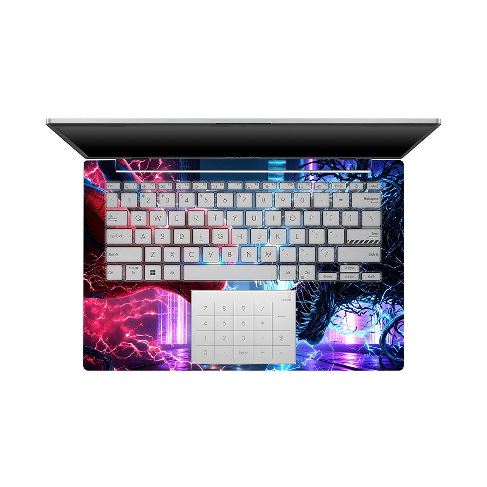 Spiderman vs Venom Showdown Asus Vivobook Go 14 E1404 Laptop Skin