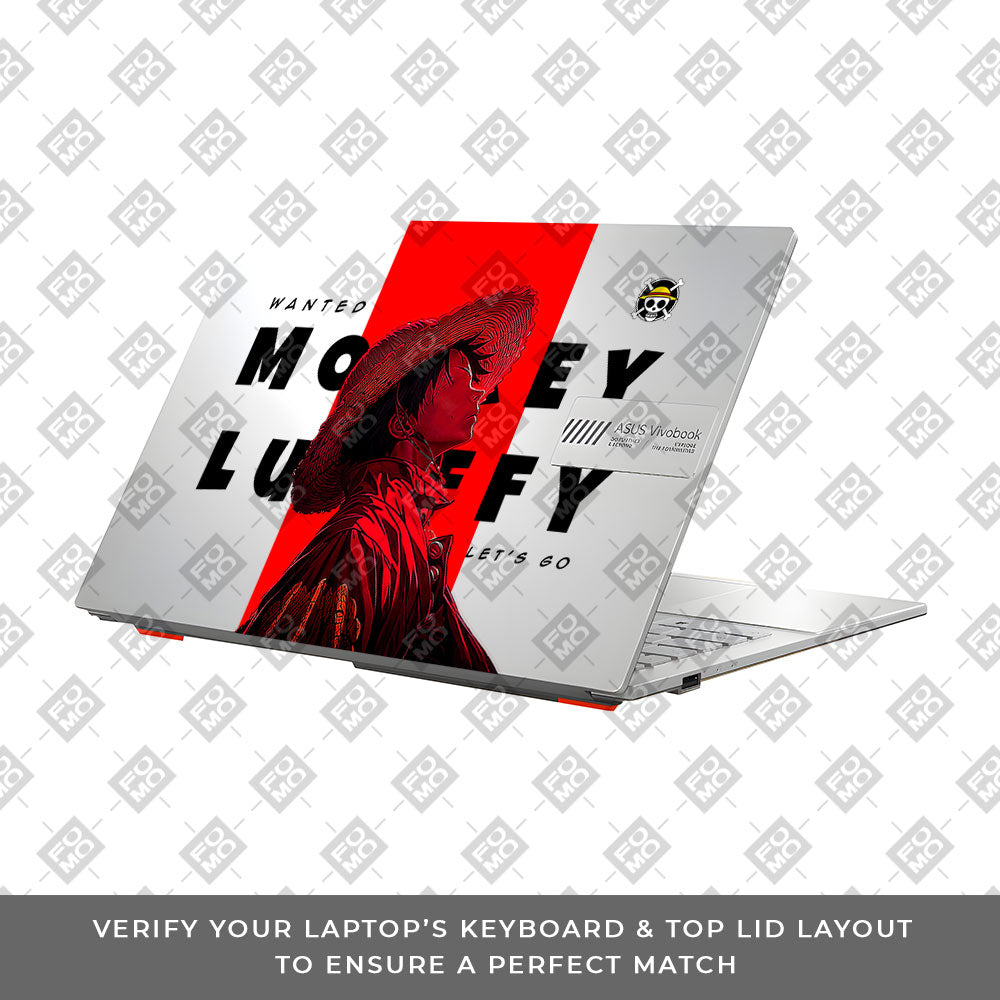 Transparent Pirate King Asus VivoBook Go 14 E1404 Laptop Skin