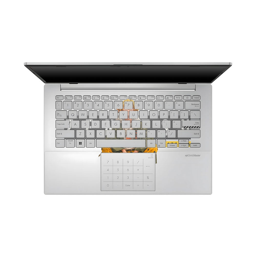 Transparent Zenitsu Agatsuma Asus VivoBook Go 14 E1404 Laptop Skin
