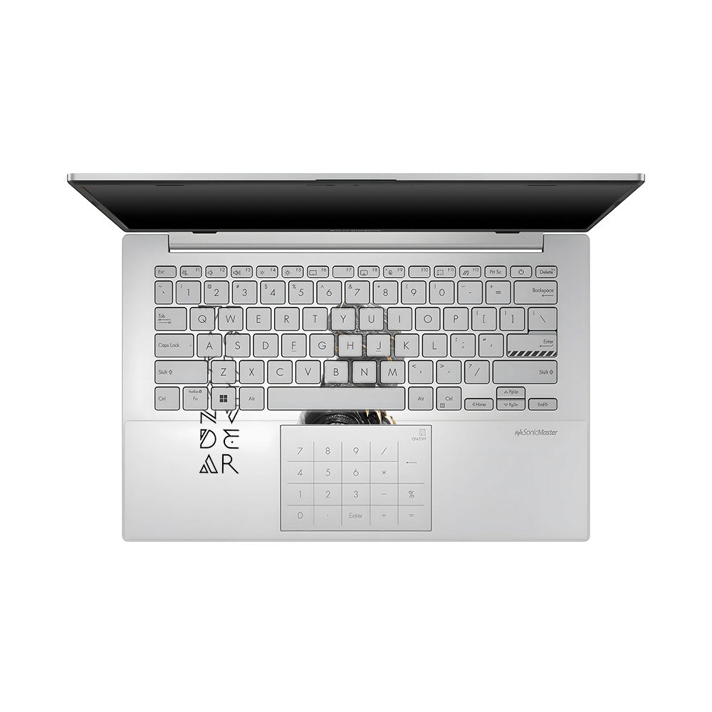 Transparent Wakanda Forever Asus VivoBook Go 14 E1404 Laptop Skin