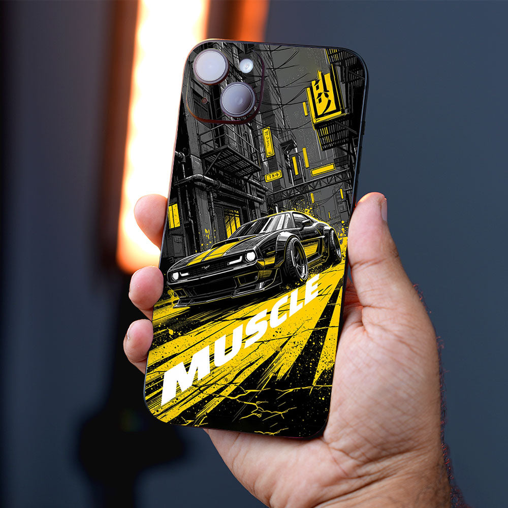 Black Muscle Mobile Skin