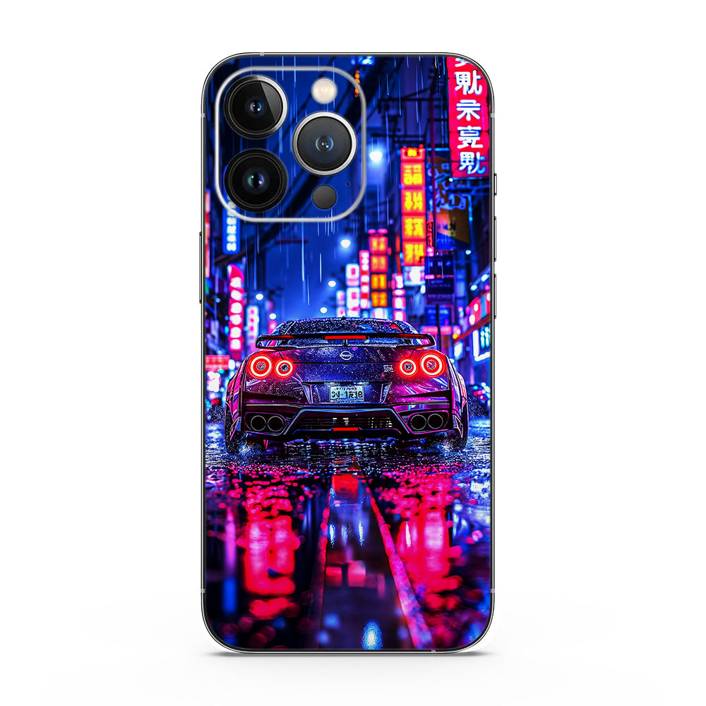 Tokyo Rain Cars & Bike Mobile Skin