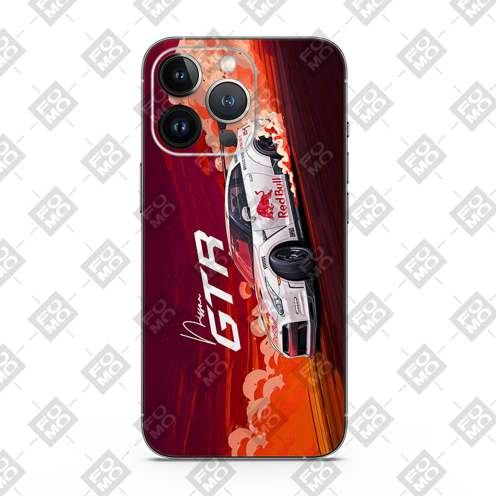 Nissan GTR Red Bull Drift Fury Car & Bikes Mobile Skin