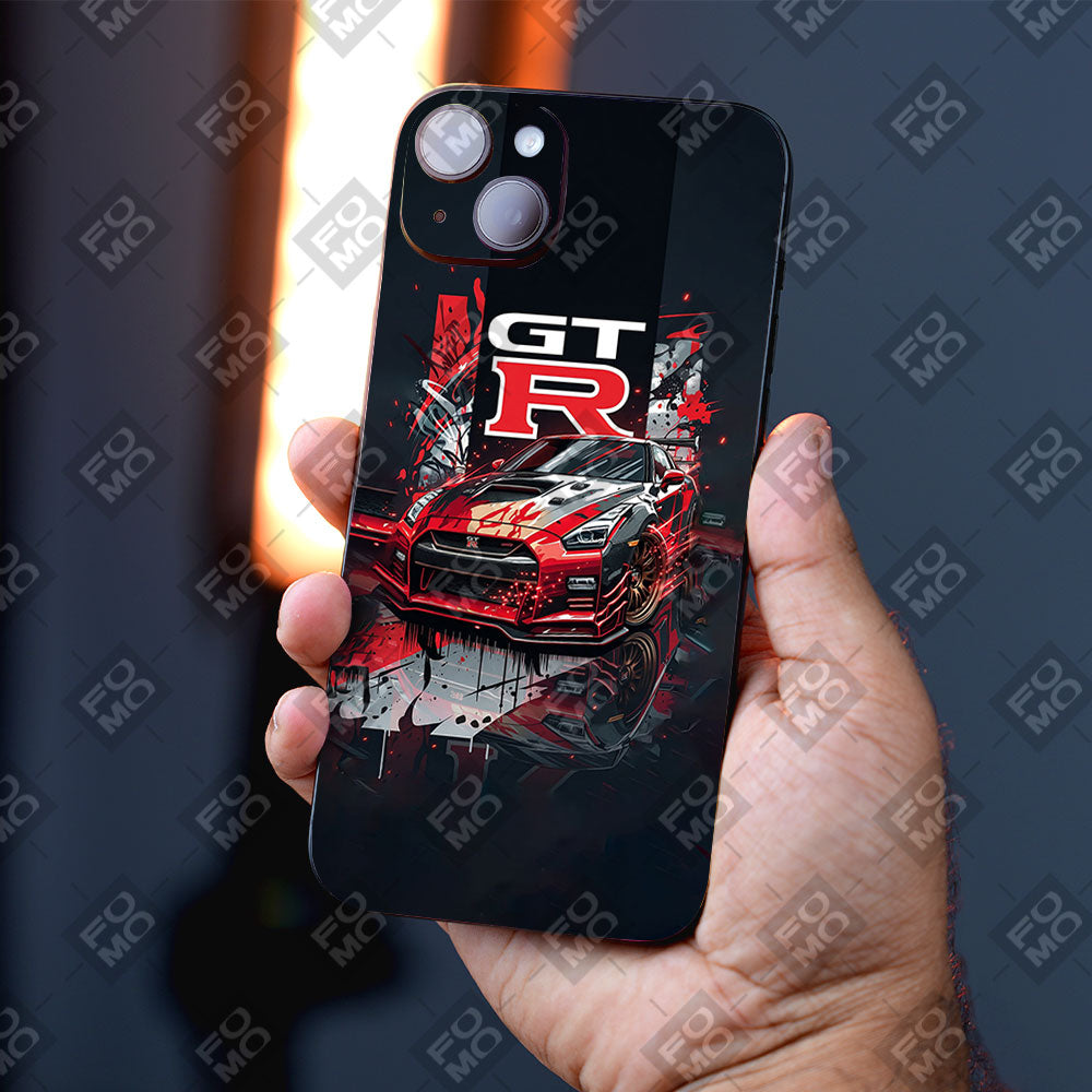 Red Nissan GTR Mobile Skin