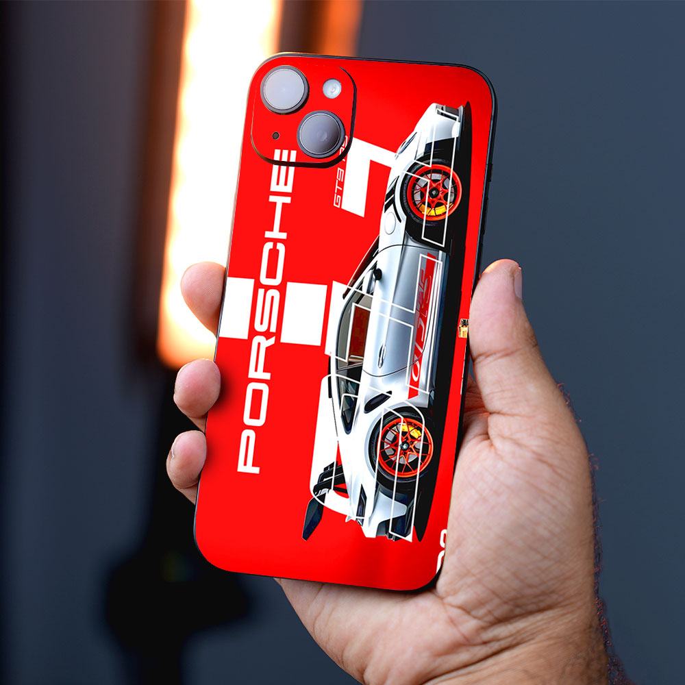 Porsche GT3 Silver Blaze Mobile Skins